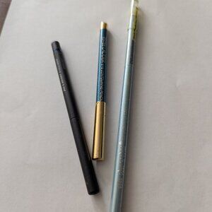 Several Eyeliner pencils never used in different shades of blue